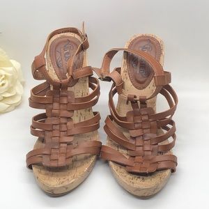 Unlisted by Kenneth Cole leather wedges